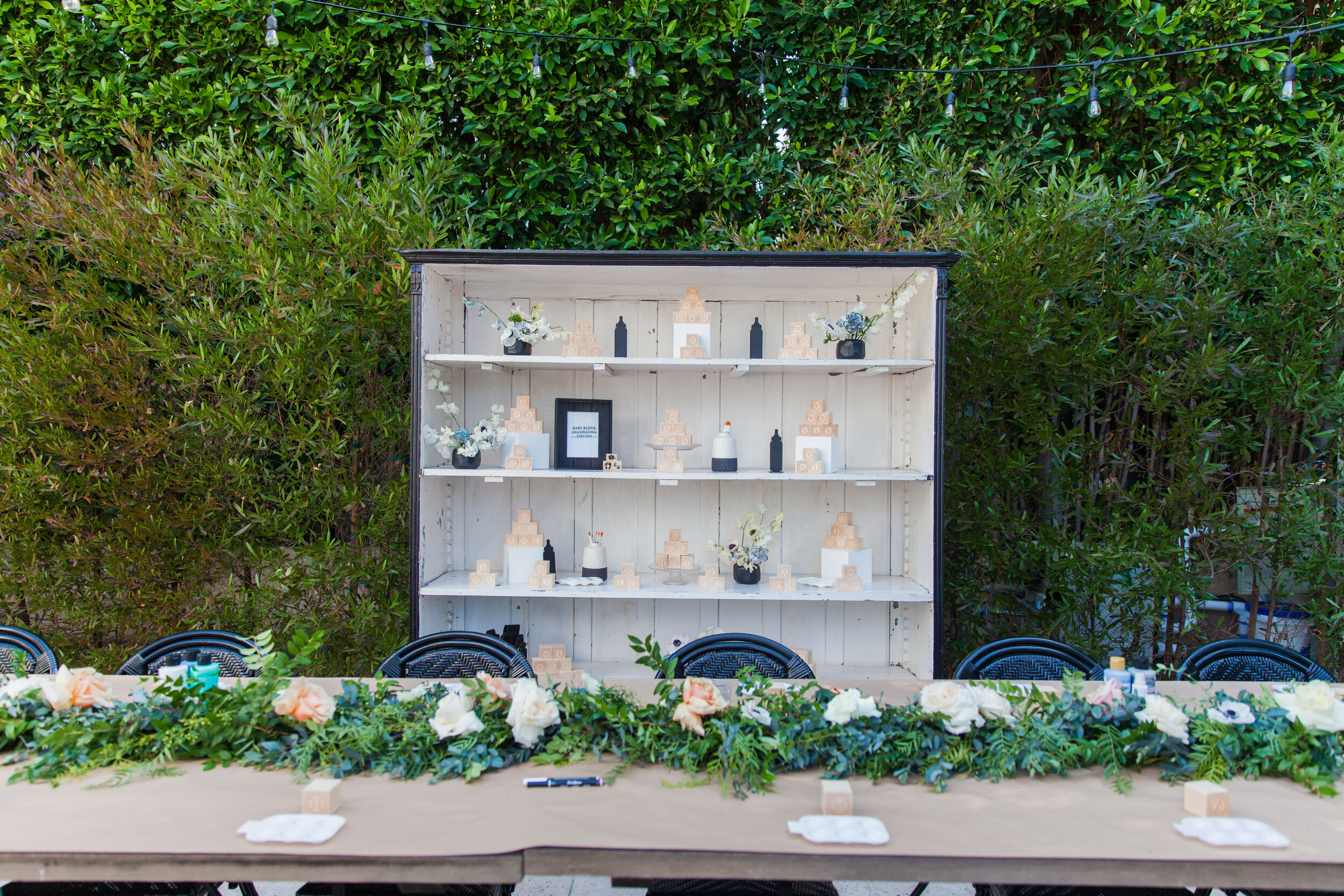 This luxury baby shower had a clever baby shower theme "Shit Just Got Real" - Click to see the LA event vendors that brought this bold luxury baby shower to life, including California event videographer The Siren & Co