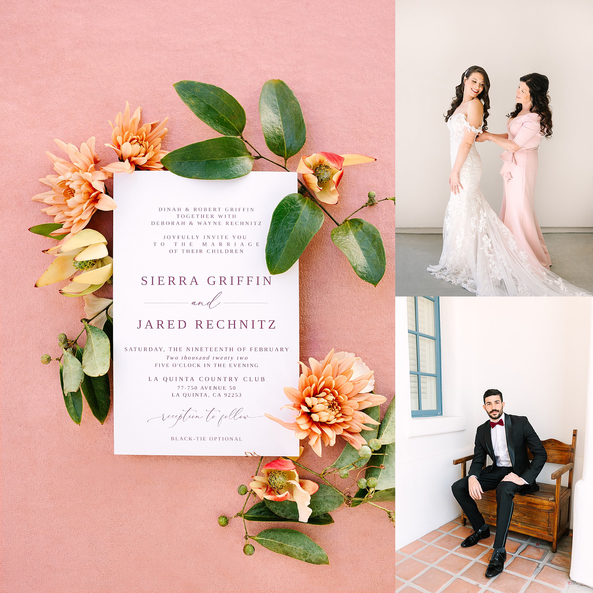 Sierra and Jared at La Quinta Country club