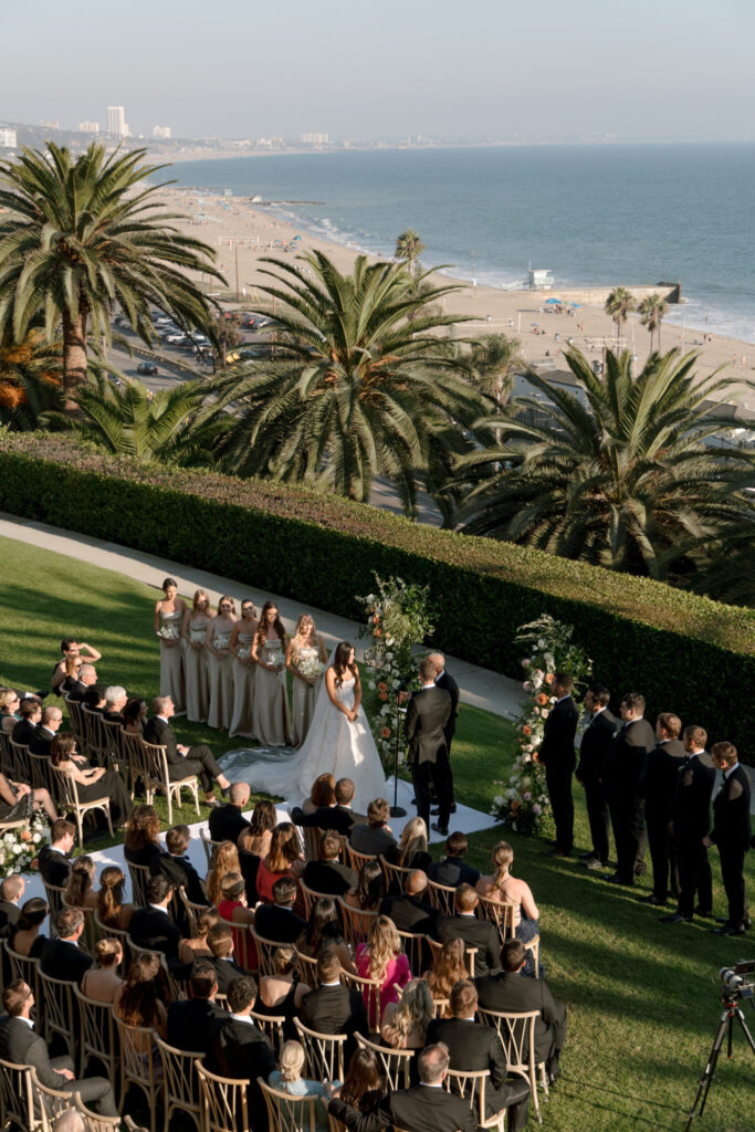 My favorite LA wedding venues I shot at in 2023 as a California-based wedding videographer | The Bel-Air Bay Club