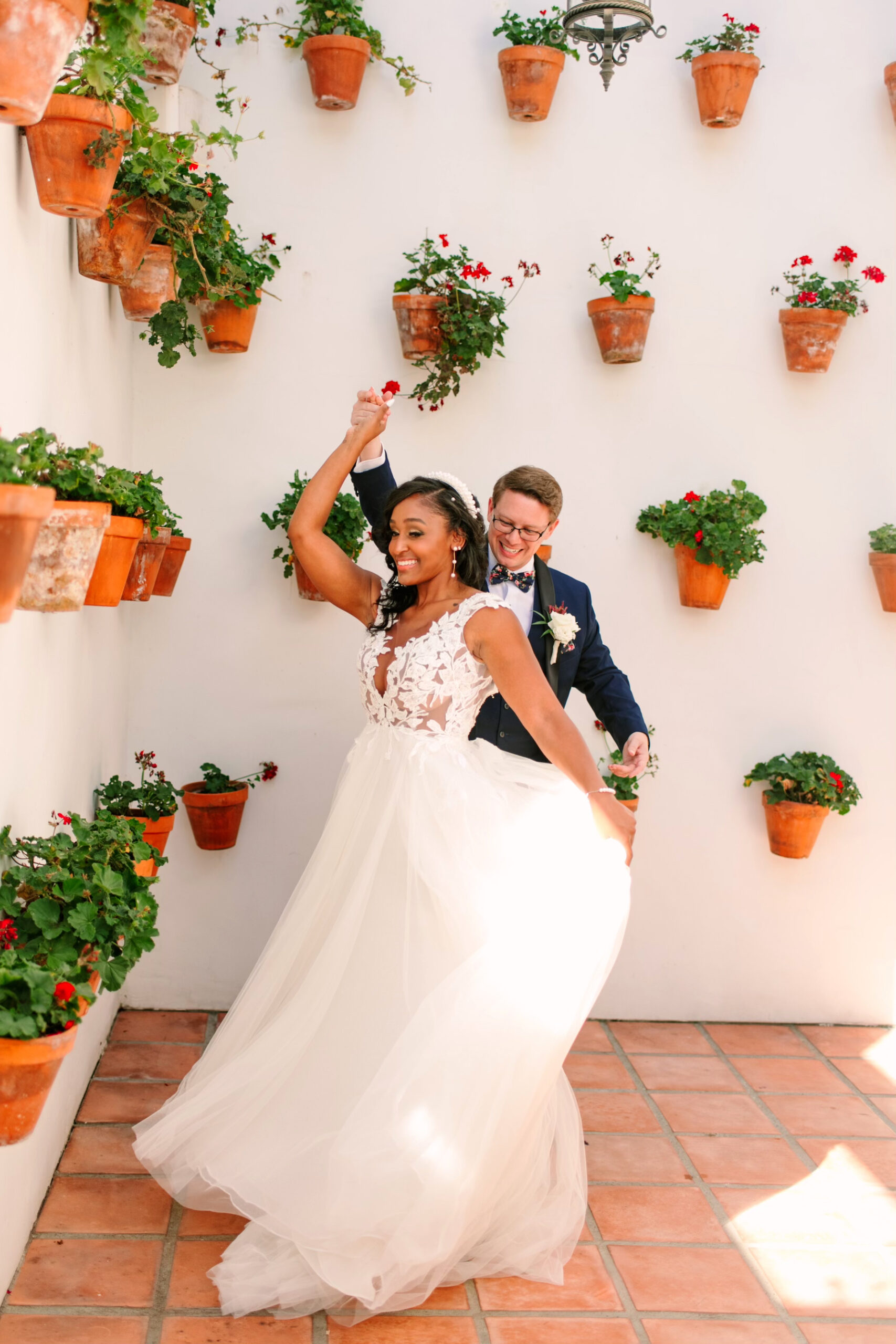 Bride and Groom at la Ventura event center