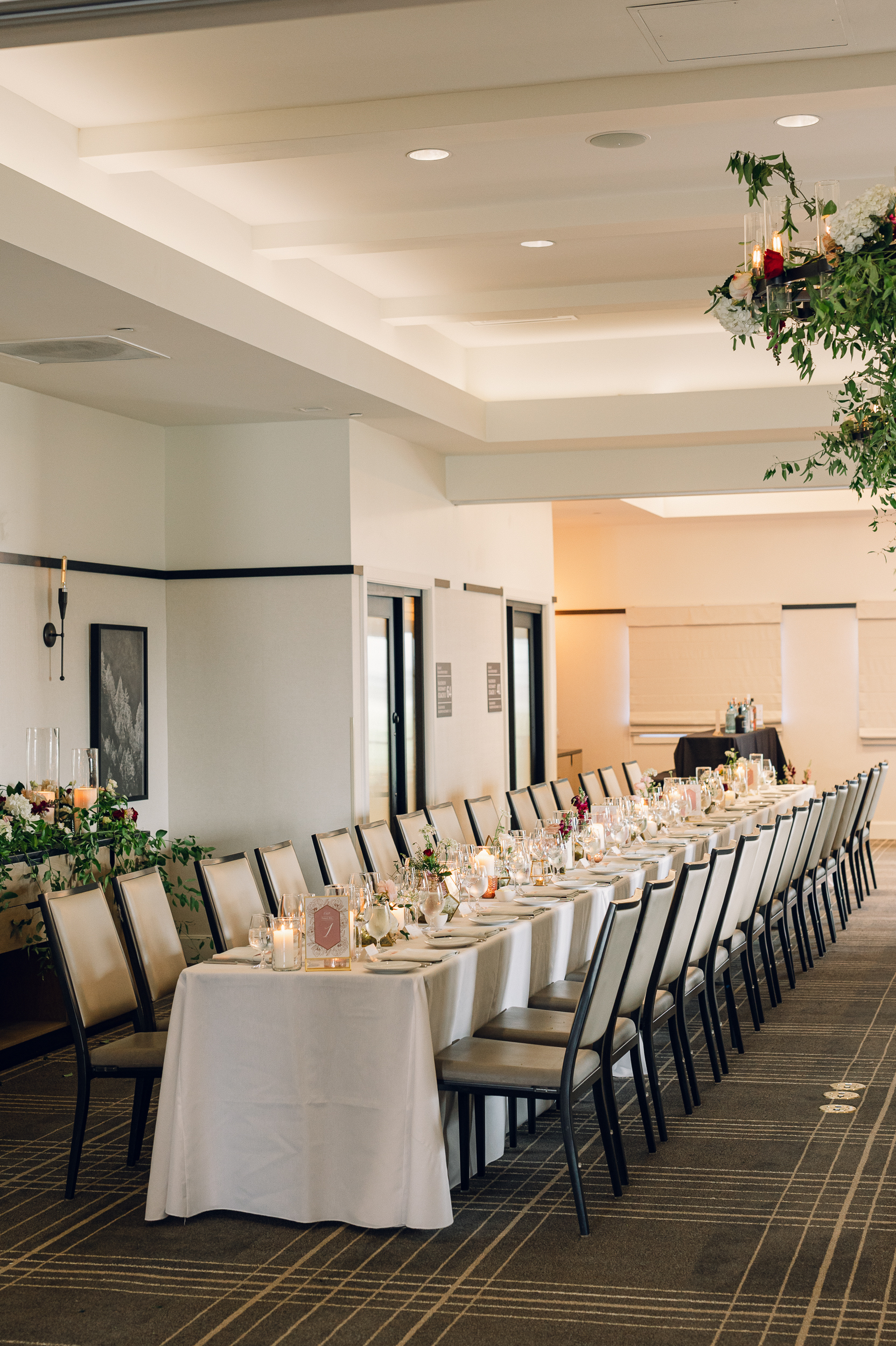 Indoor Wedding Reception at MacArthur Place