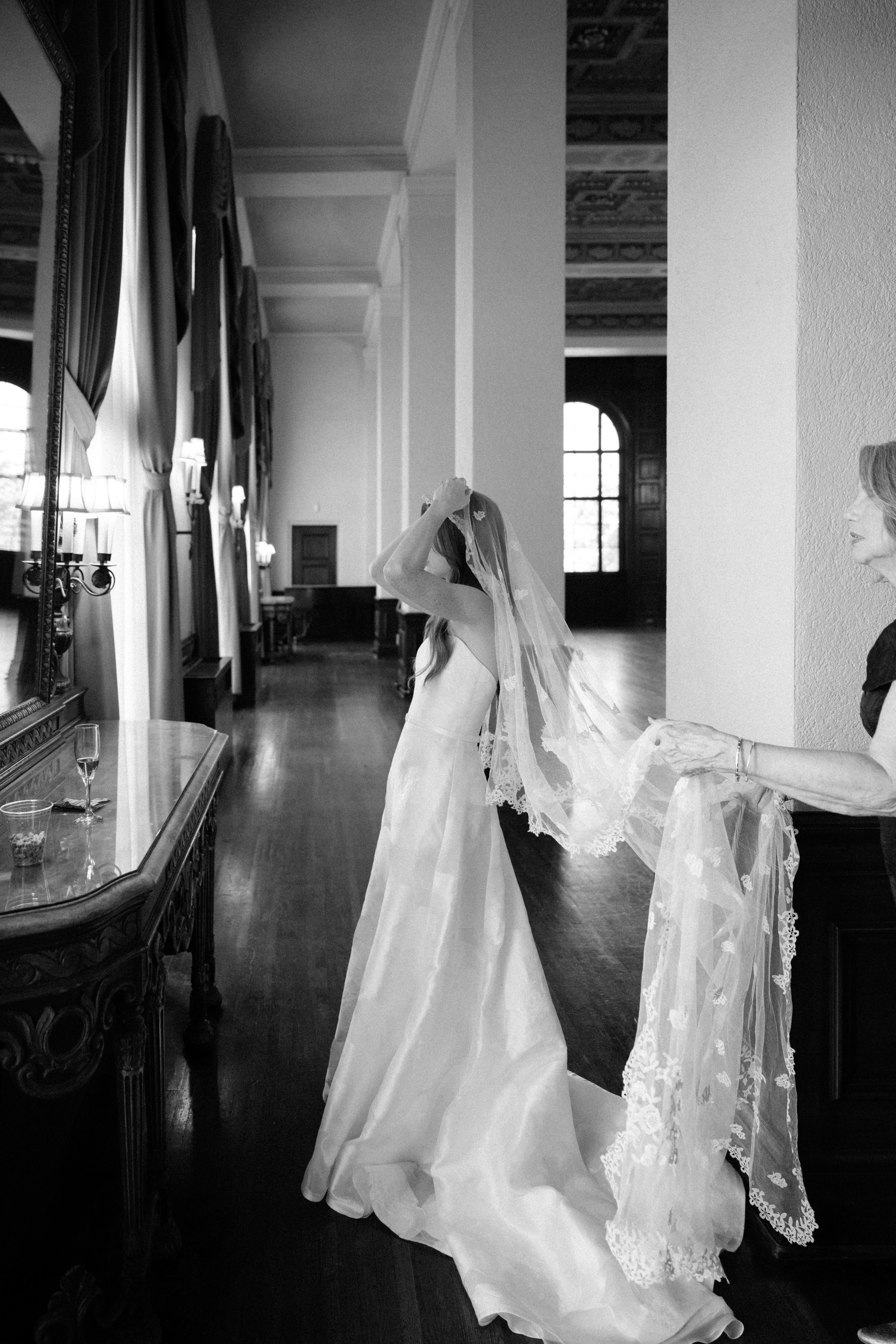 Bride Getting Ready Ebell Theatre Wedding