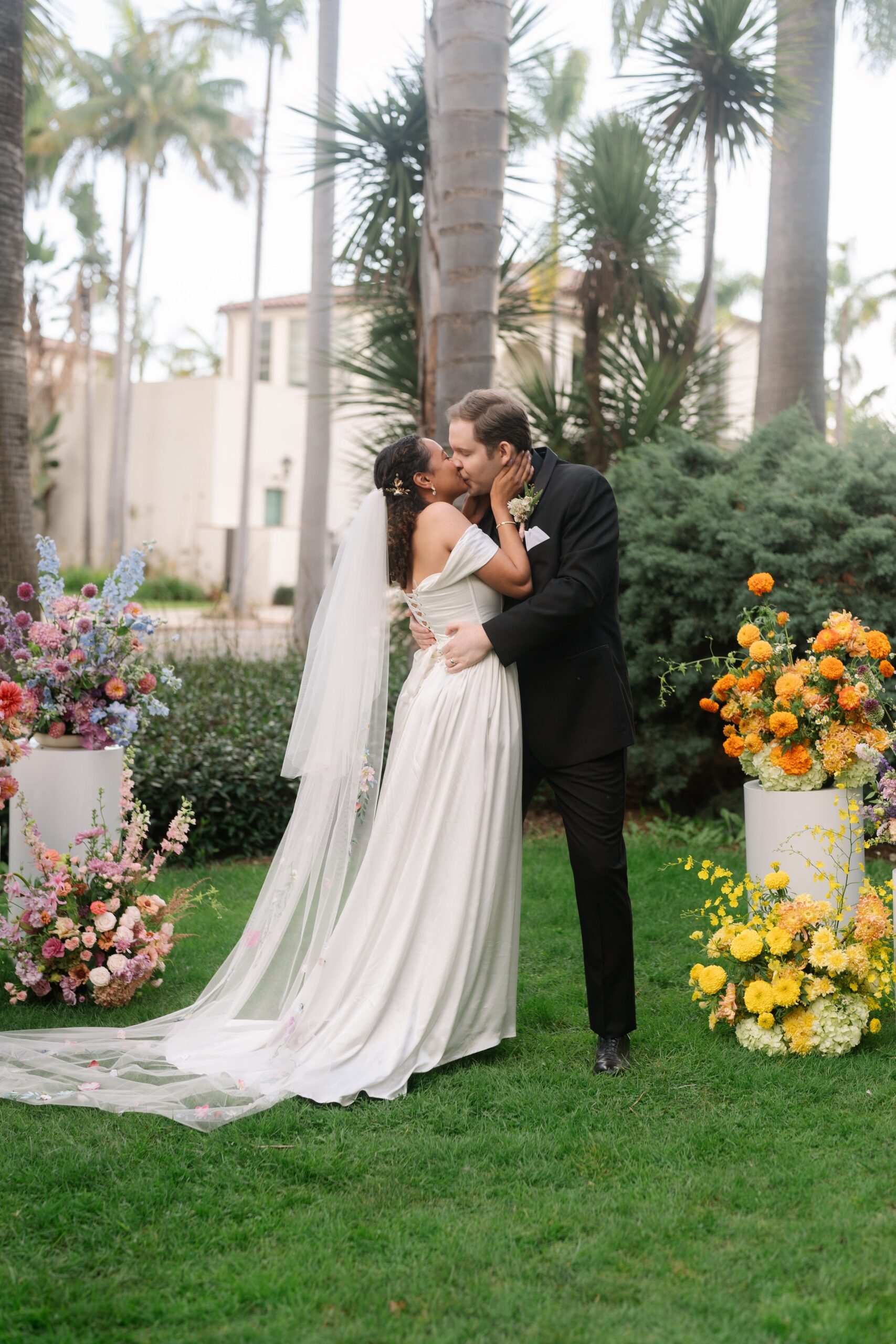 Sunken Gardens Wedding at Santa Barbara Courthouse