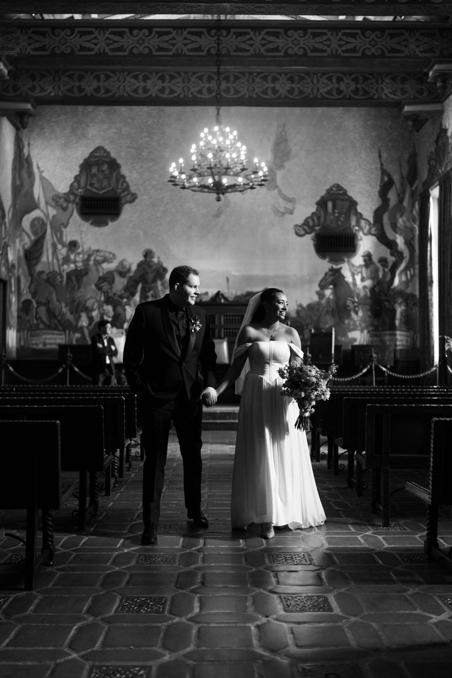 Santa Barbara Courthouse Mural Room Wedding
