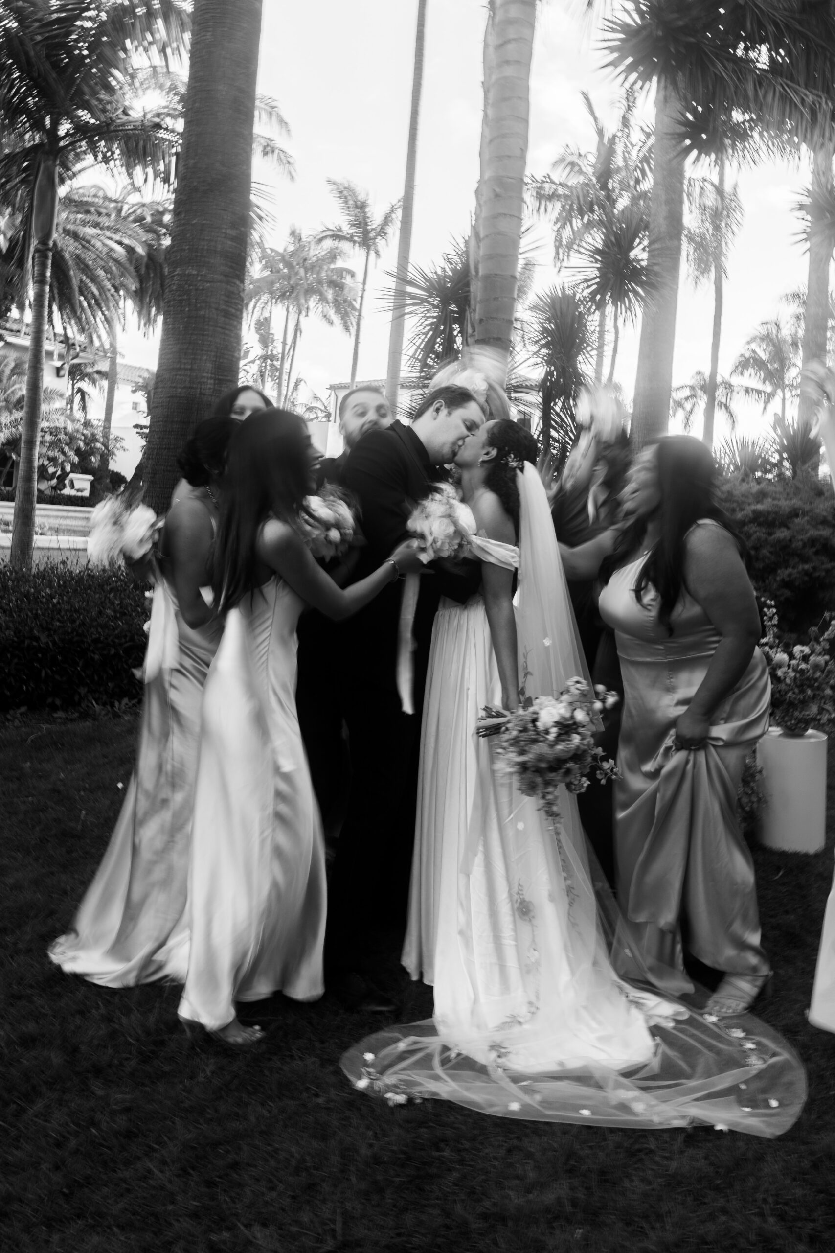 Sunken Gardens Wedding Ceremony Santa Barbara Courthouse