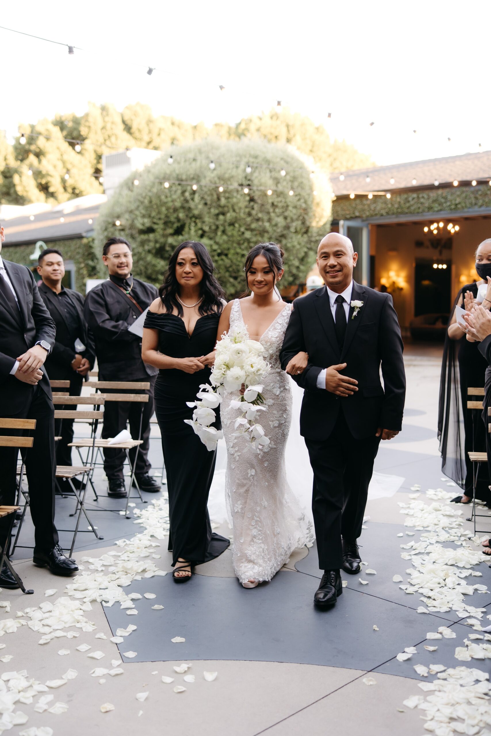 The Fig House LA Outdoor Wedding Ceremony