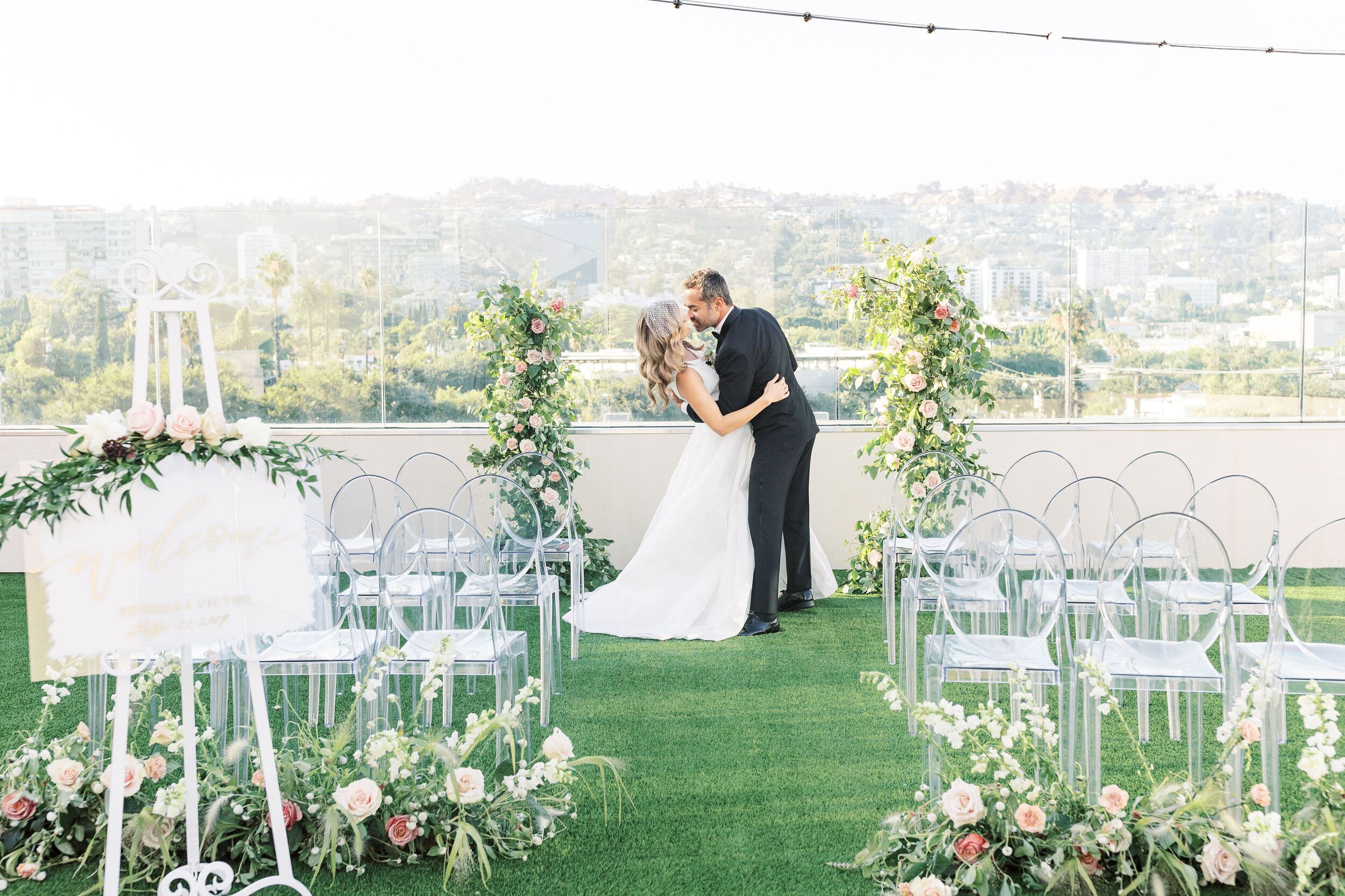 La Peer Hotel Wedding in Hollywood | The Siren & Co | LA Wedding Videographer