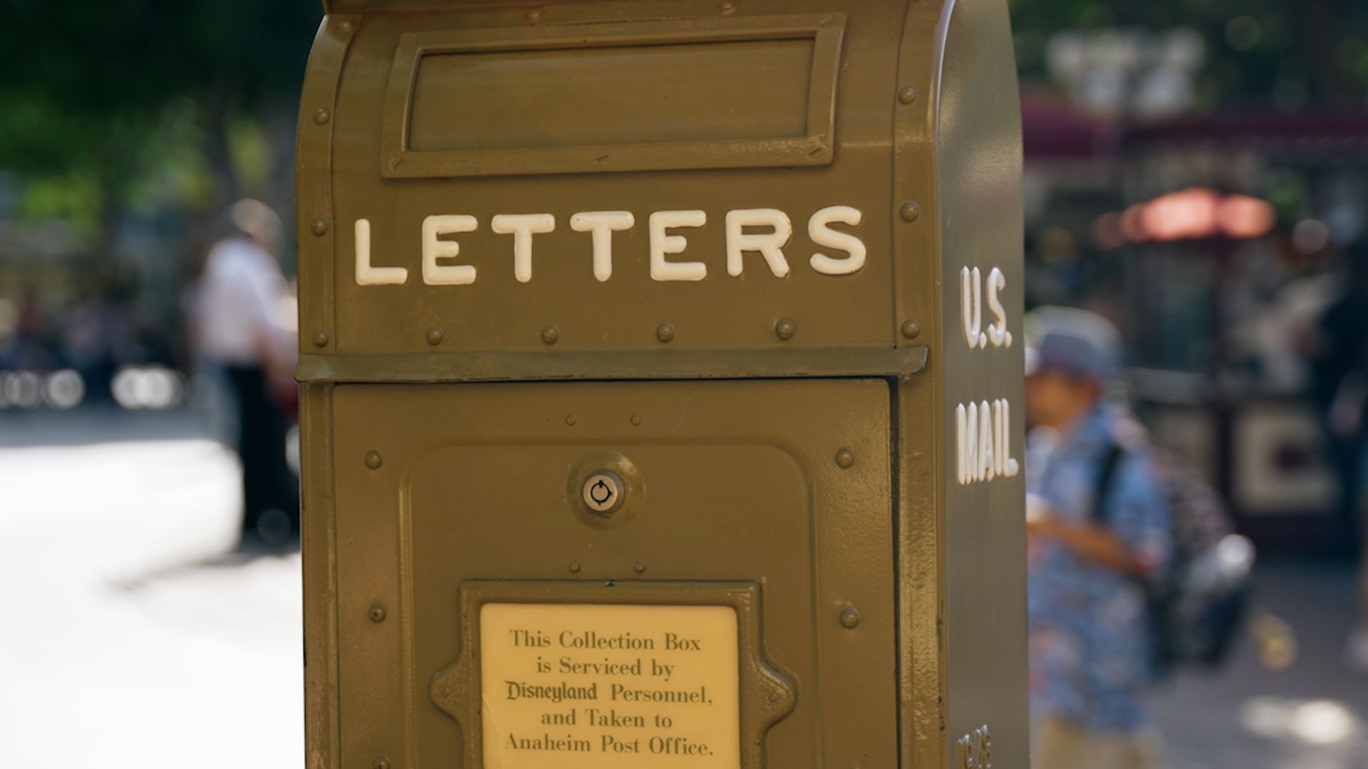 Letter box at Disney