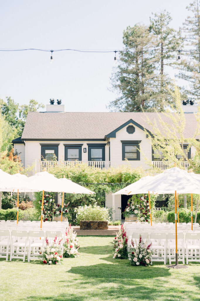 My favorite California wedding venues I shot at in 2023 as an LA-based wedding videographer | MacArthur Place Sonoma wedding venue